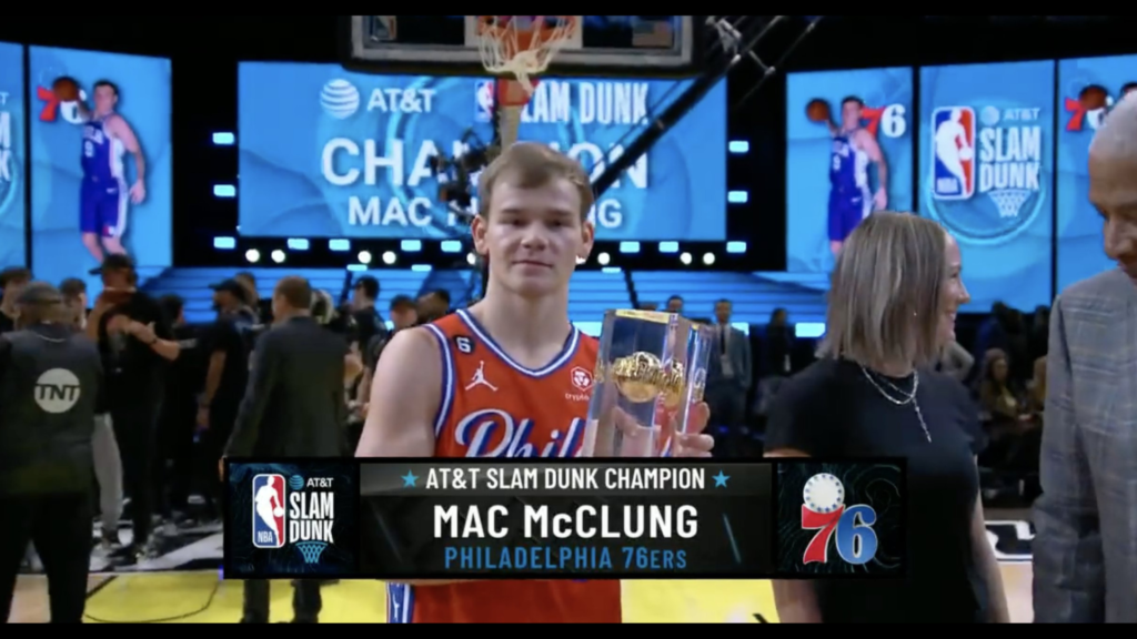 NBA全明星灌籃大賽冠軍Mac McClung